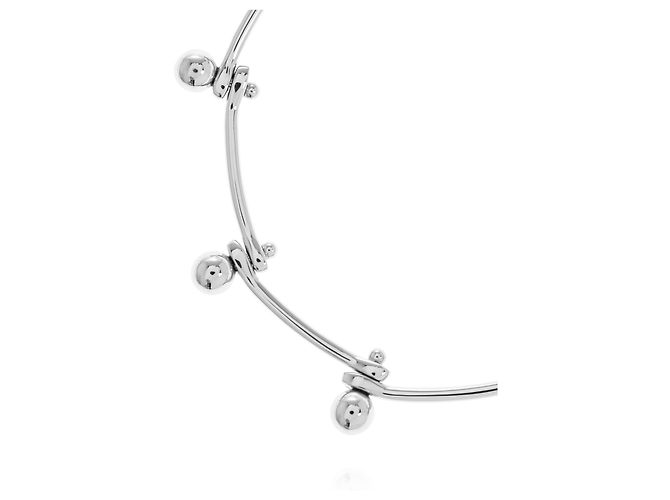 Brazalete de latón Jil Sander - vista 3