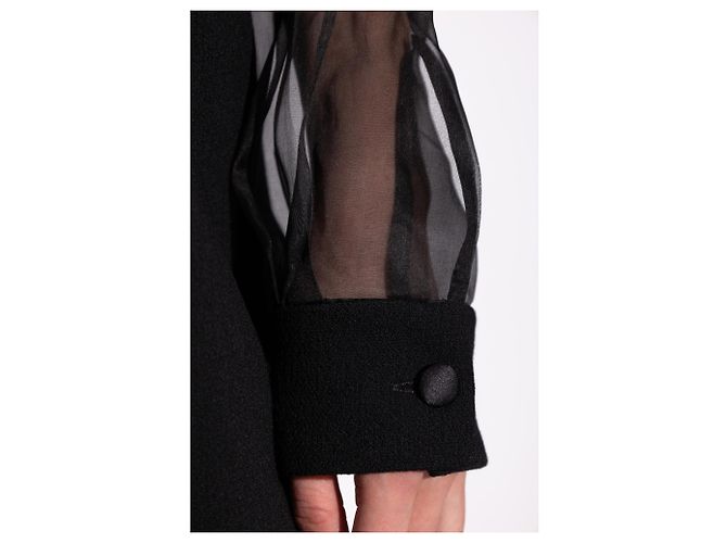 Dolce & Gabbana Transparentes Kleid mit Samtgürtel - Ansicht 3