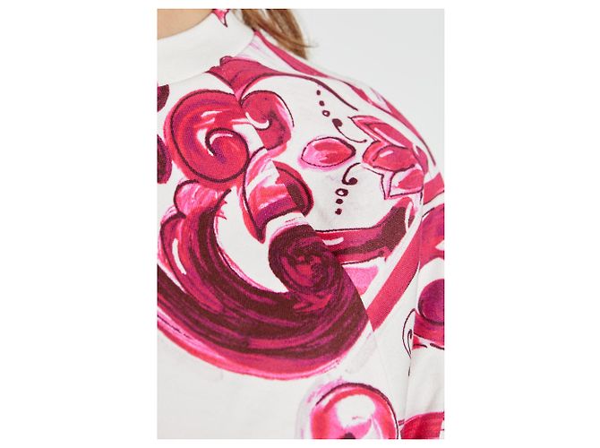 Dolce & Gabbana Camiseta corta con estampado Majolica - vista 3