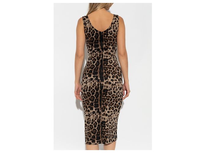 Dolce & Gabbana Kleid mit Animal-Print - Ansicht 2