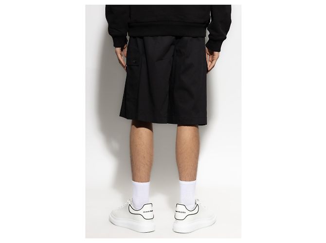 Pantaloncini cargo in cotone nero Dolce & Gabbana - vista 2