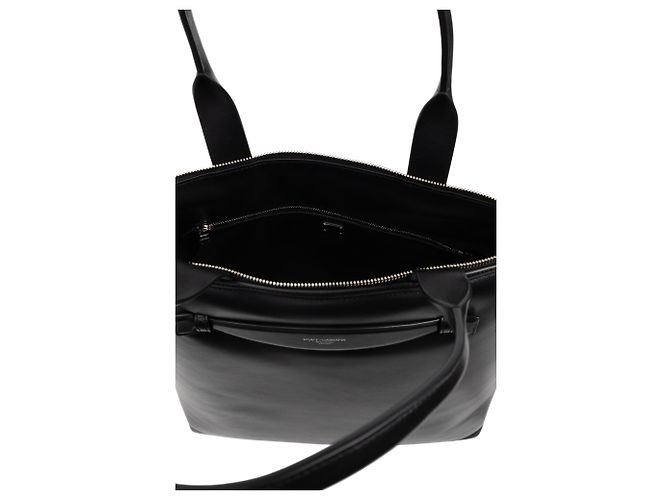 Dolce & Gabbana Borsa Shopper in pelle d'agnello nera - vista 3