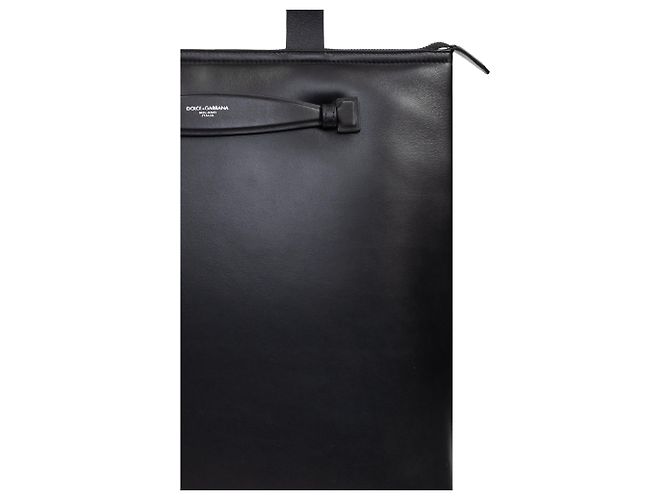 Dolce & Gabbana Borsa Shopper in pelle d'agnello nera - vista 4