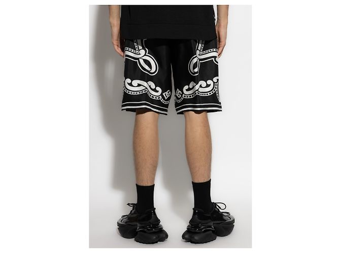 Dolce & Gabbana Silk shorts with print - view 2