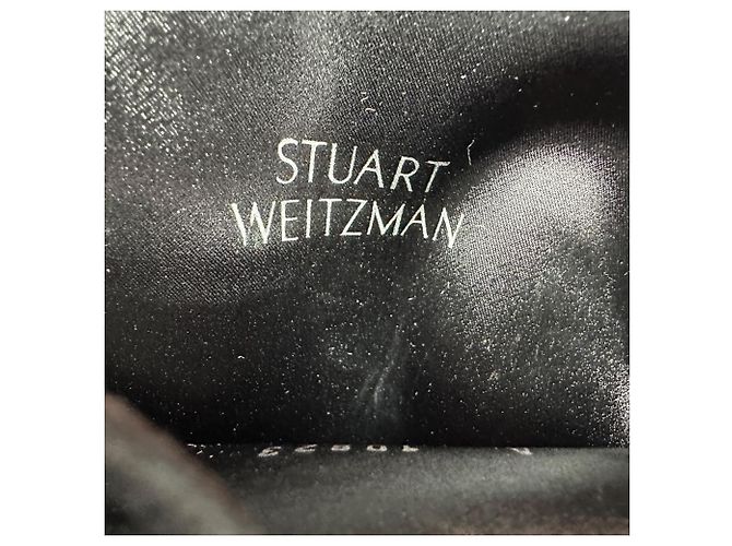 Stivali sopra il ginocchio Stuart Weitzman Highland in camoscio nero - vista 8