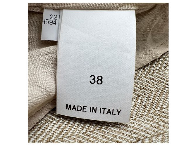 Blazer monopetto in twill Brunello Cucinelli in acetato kaki - vista 6