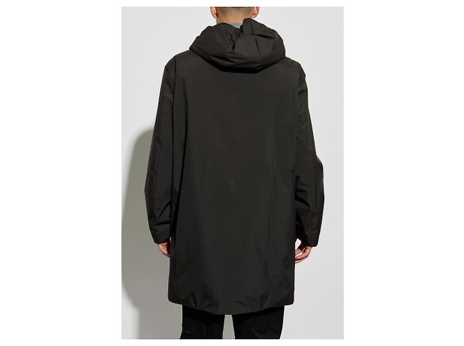 Dolce & Gabbana Schwarze Steppjacke mit Kapuze - Ansicht 2