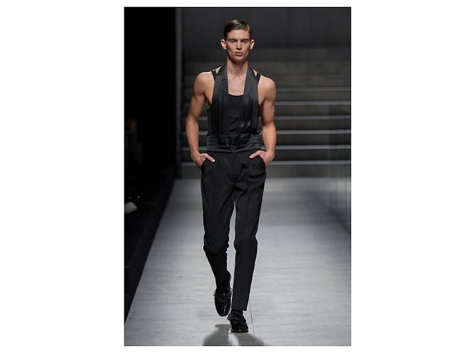 Dolce & Gabbana Schwarze Woll-Smokinghose - Ansicht 4