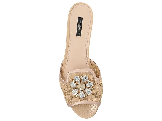 Dolce & Gabbana Infrasandali con cristalli scintillanti - vista 3