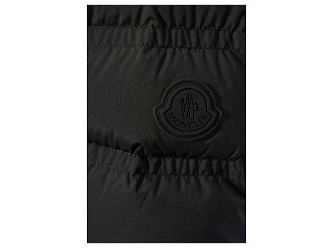 Falda acampanada midi negra Moncler de poliamida - vista 3