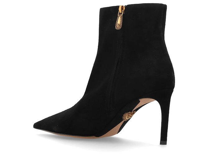 Dolce & Gabbana Botines de Tacón Stiletto en Cuero Negro - vista 2