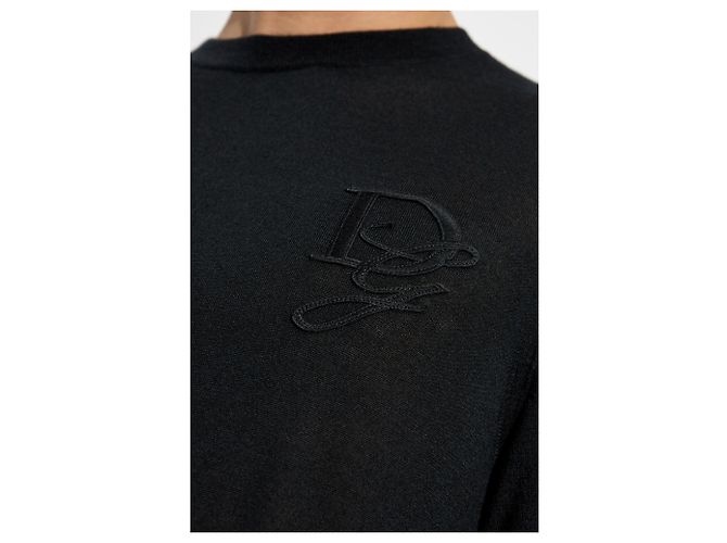Dolce & Gabbana Kaschmirpullover mit Logo - Ansicht 3
