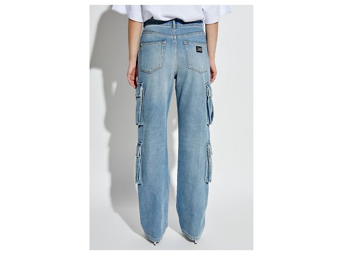 Dolce & Gabbana Vaqueros Cargo en Denim Azul - vista 2