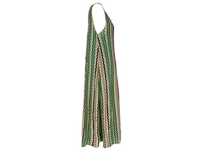 Missoni Kleid mit abstraktem Print aus multicoloured Polyester - Ansicht 2