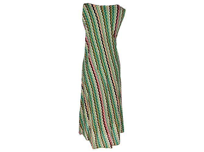 Missoni Kleid mit abstraktem Print aus multicoloured Polyester - Ansicht 3
