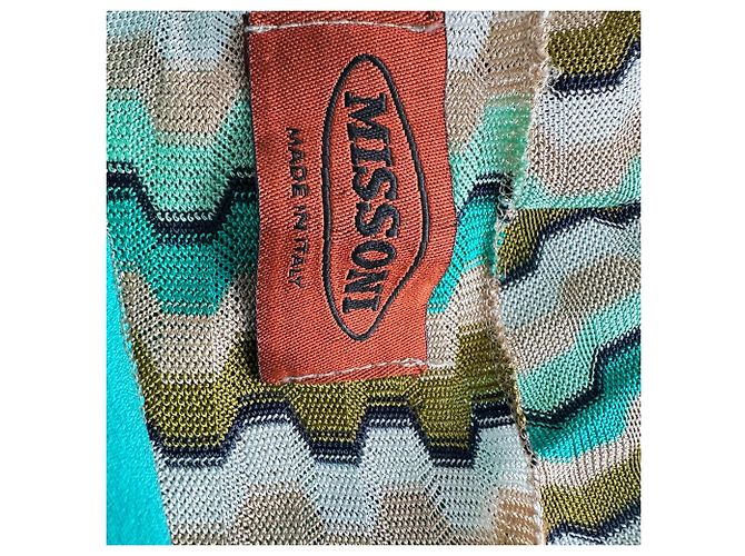 Missoni Kleid mit abstraktem Print aus multicoloured Polyester - Ansicht 4