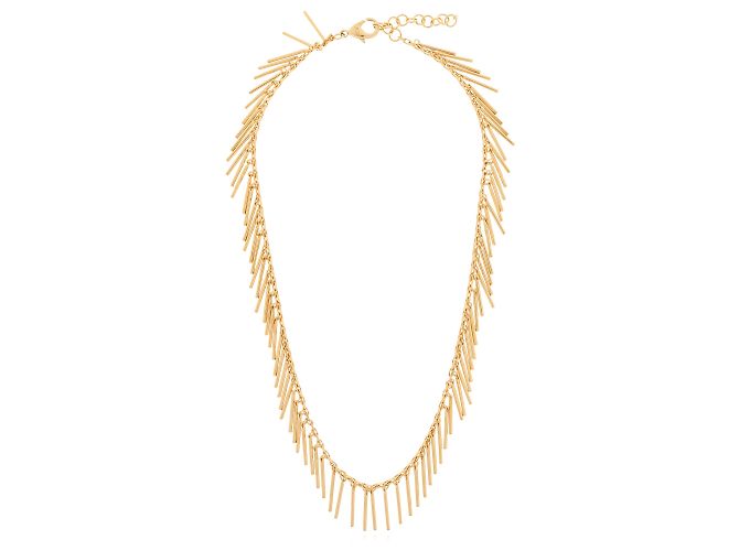 Collana in ottone dorata Jil Sander - vista 3