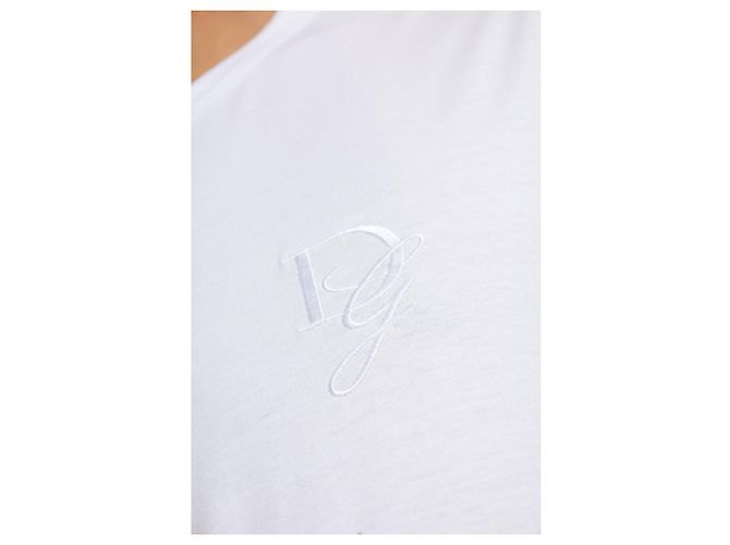 T-shirt Dolce & Gabbana con logo bianca in cotone - vista 3