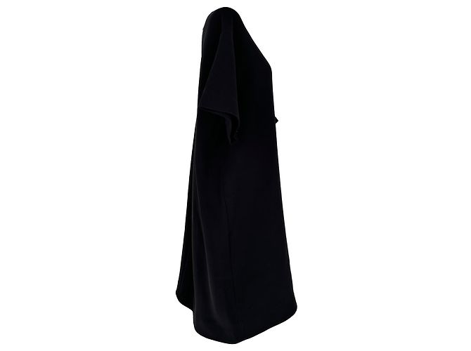 Vestido camiseta Balenciaga en algodón negro - vista 2