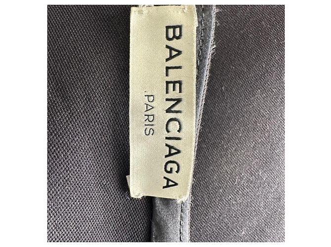 Vestido camiseta Balenciaga en algodón negro - vista 4