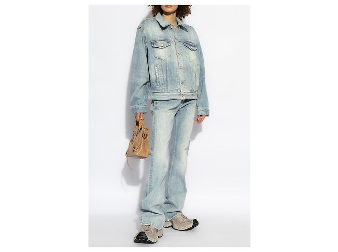 Balenciaga Chaqueta vaquera de algodón azul - vista 2