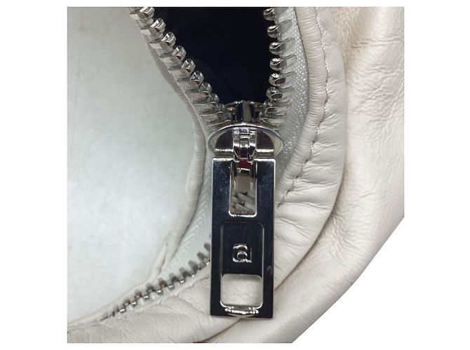Borsa con manico Twyst Alexander Wang in pelle bianca - vista 12