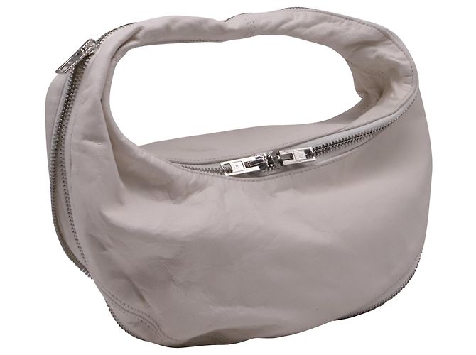 Borsa con manico Twyst Alexander Wang in pelle bianca - vista 2