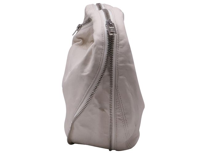 Borsa con manico Twyst Alexander Wang in pelle bianca - vista 3
