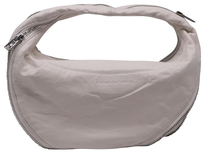 Borsa con manico Twyst Alexander Wang in pelle bianca - vista 4