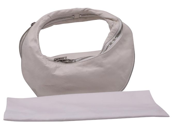 Borsa con manico Twyst Alexander Wang in pelle bianca - vista 7