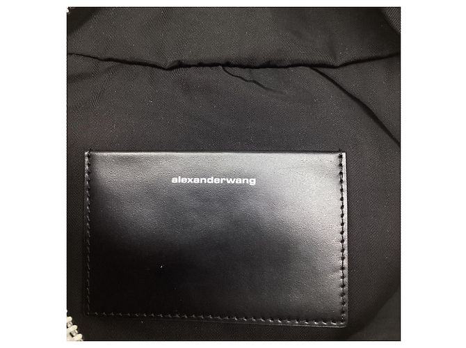 Borsa con manico Twyst Alexander Wang in pelle bianca - vista 9