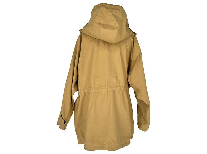 Chaqueta Parka con Capucha Balenciaga en Algodón Beige - vista 4