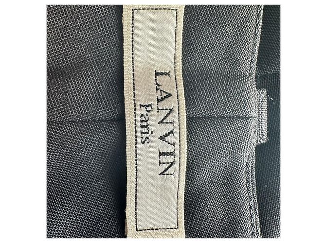 Lanvin Hose aus schwarzem Polyester - Ansicht 3