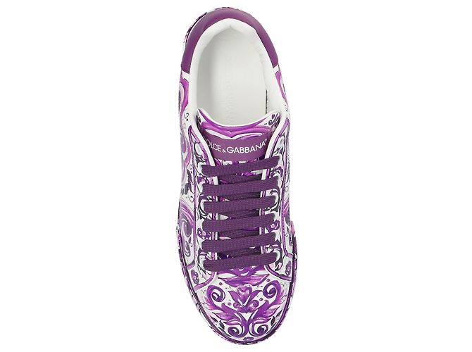 Dolce & Gabbana Sneakers con stampa “Majolica” - vista 3