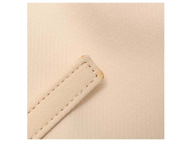 Calções ajustados com cinto Dior em lã creme - vista 6