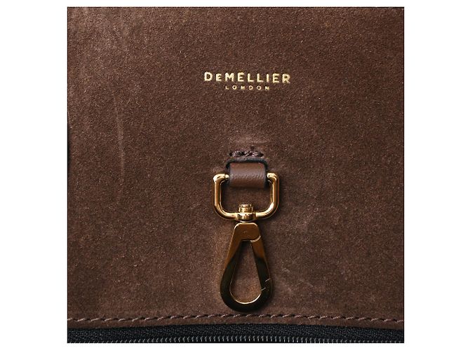 Autre Marque Borsa Tote DeMellier Hudson in camoscio marrone - vista 10
