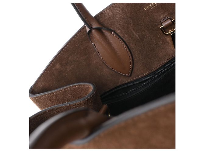 Autre Marque Borsa Tote DeMellier Hudson in camoscio marrone - vista 11