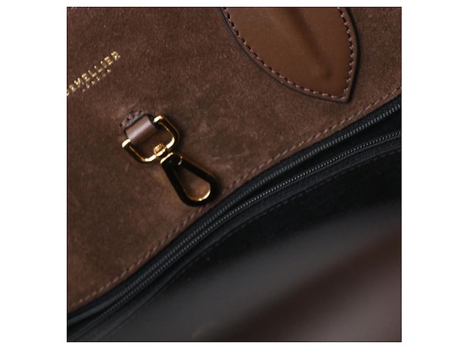 Autre Marque Borsa Tote DeMellier Hudson in camoscio marrone - vista 12