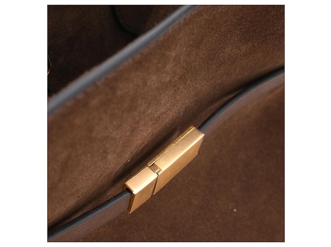Autre Marque Borsa Tote DeMellier Hudson in camoscio marrone - vista 14