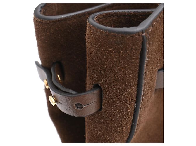Autre Marque Borsa Tote DeMellier Hudson in camoscio marrone - vista 19