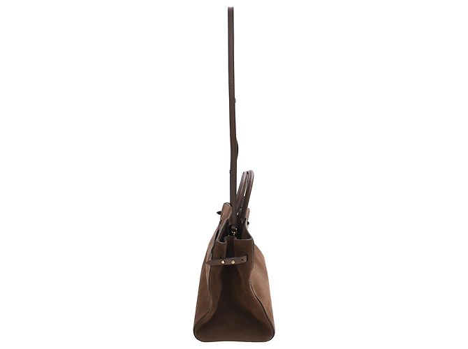 Autre Marque Borsa Tote DeMellier Hudson in camoscio marrone - vista 2