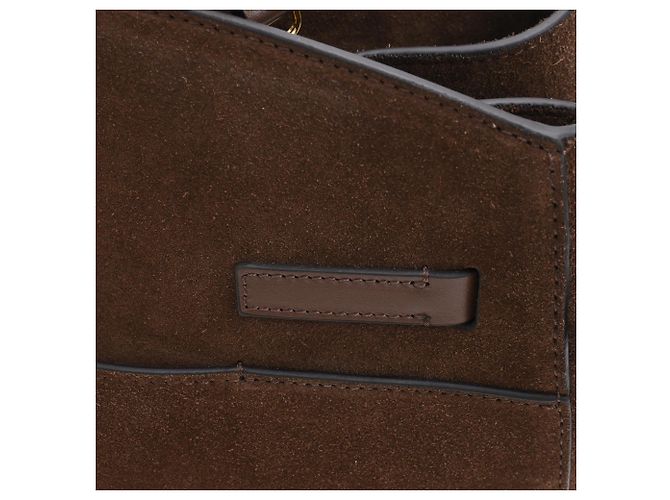 Autre Marque Borsa Tote DeMellier Hudson in camoscio marrone - vista 22