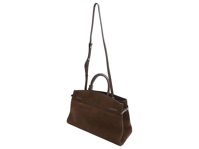 Autre Marque Borsa Tote DeMellier Hudson in camoscio marrone - vista 3