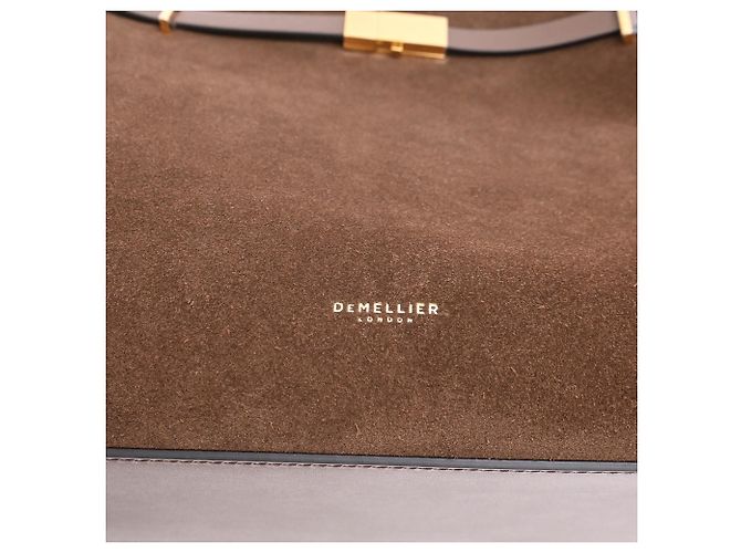 Autre Marque Borsa Tote DeMellier Hudson in camoscio marrone - vista 35