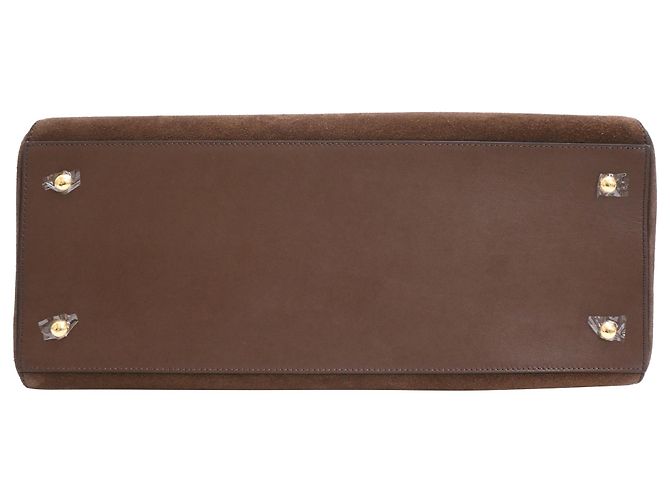 Autre Marque Borsa Tote DeMellier Hudson in camoscio marrone - vista 4