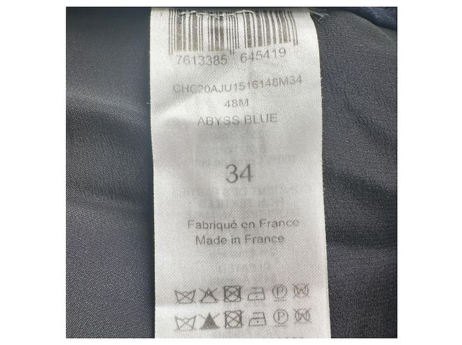 Autre Marque Chloé Midirock aus dunkelblauer Wolle - Ansicht 5