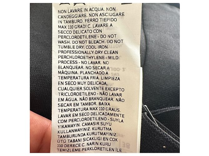 Max Mara Romper aus schwarzem Polyester - Ansicht 12