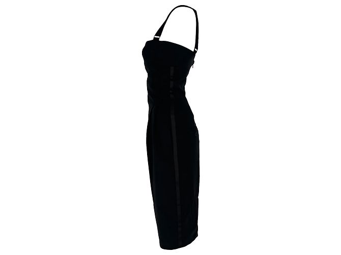 Max Mara Romper aus schwarzem Polyester - Ansicht 2