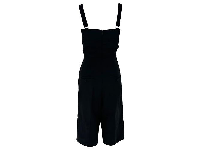 Max Mara Romper aus schwarzem Polyester - Ansicht 3