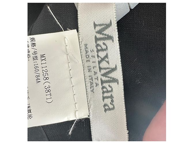 Max Mara Romper aus schwarzem Polyester - Ansicht 8